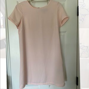 Lulu’s Shift and Shout Blush Pink Shift Dress